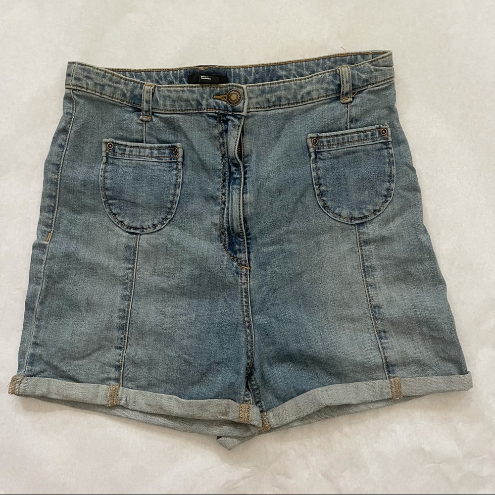 NWT H&M High waisted denim shorts size 10